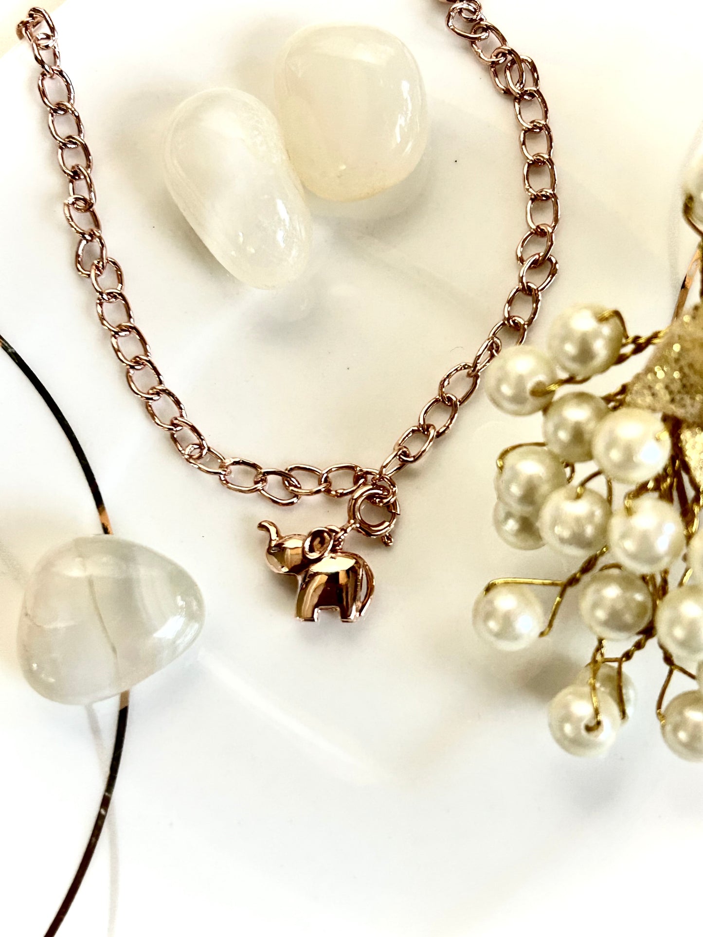 Rose Gold Elephant Bracelet