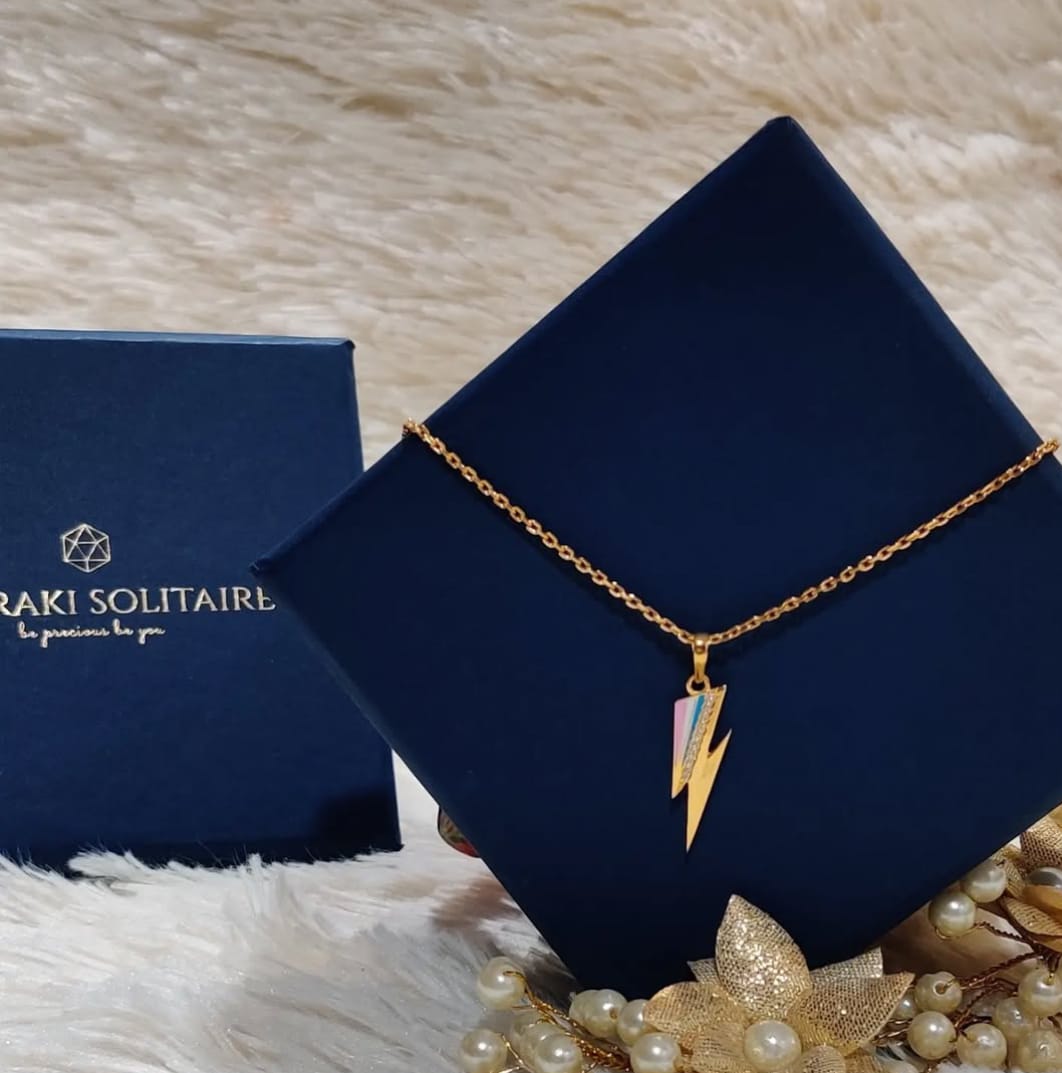 Lightning Pendant Necklace