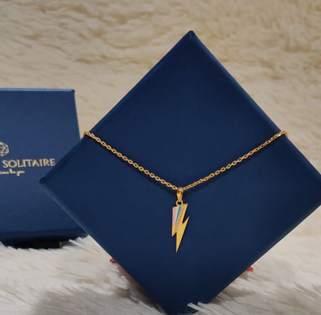 Lightning Pendant Necklace