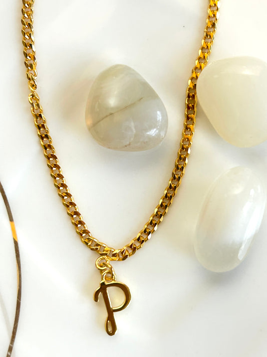 "P" Initial Bracelet