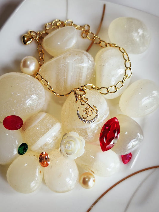 Om and Trishool Bracelet